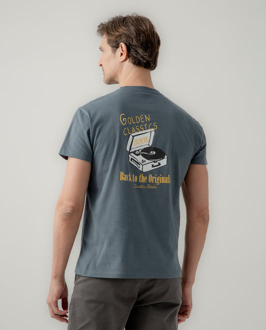 Camiseta golden classics marino | SCOTTA