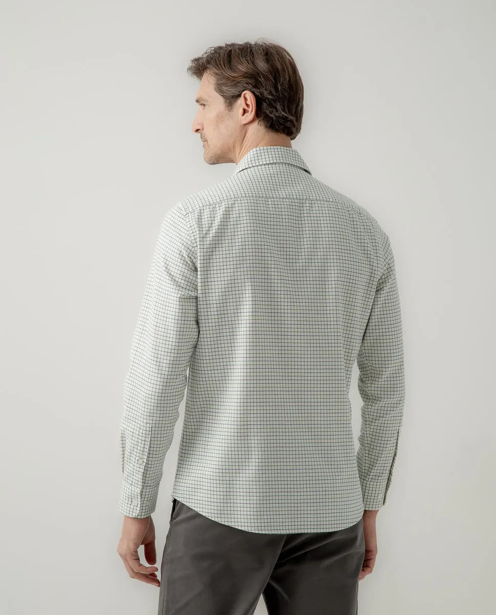 Camisa classic viyela verde | SCOTTA