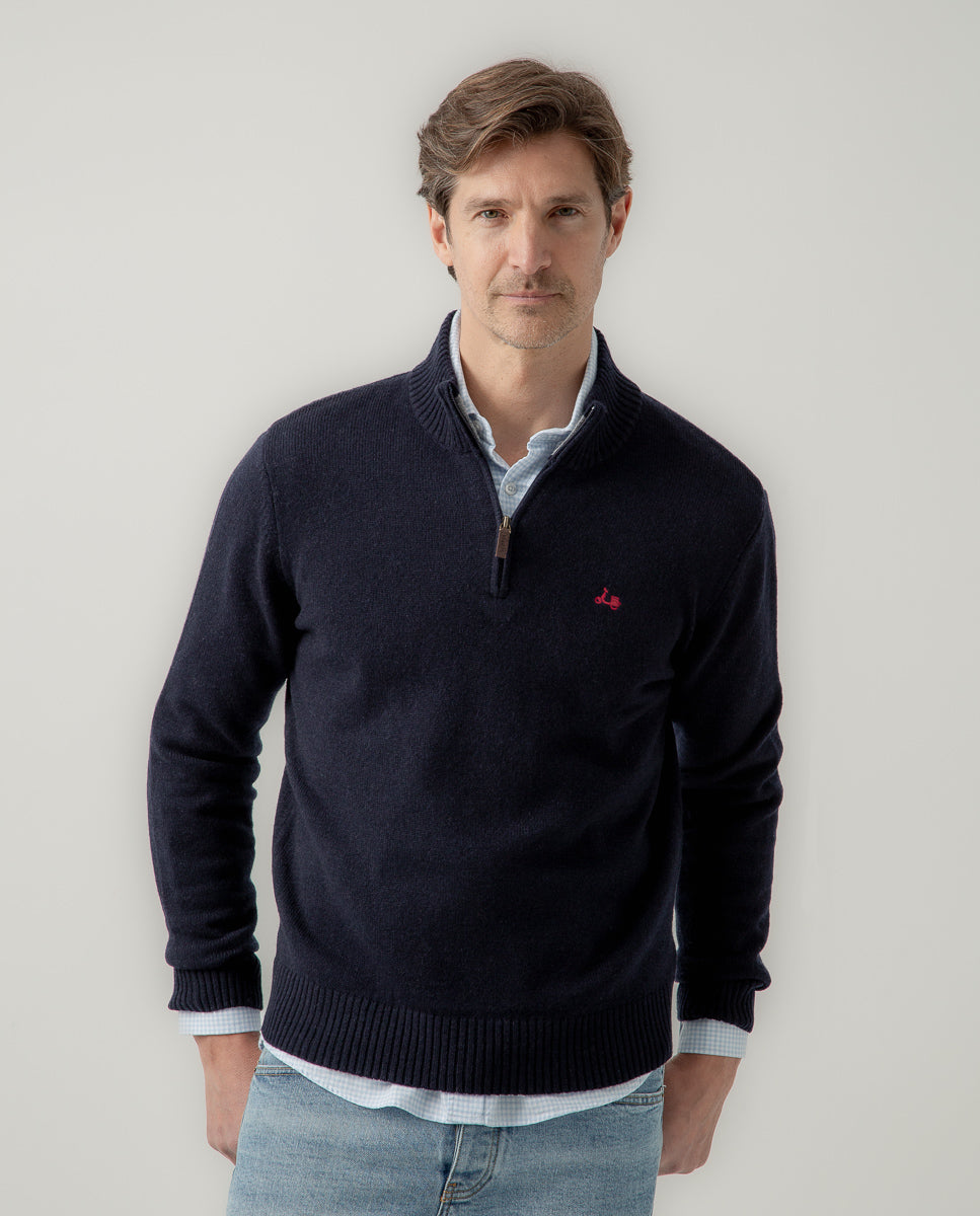Jersey zip marino | SCOTTA