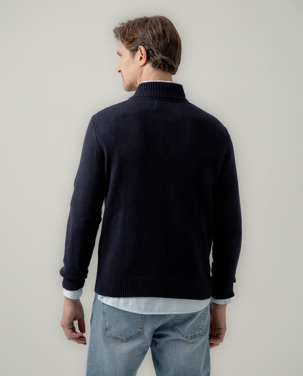 Jersey zip marino | SCOTTA