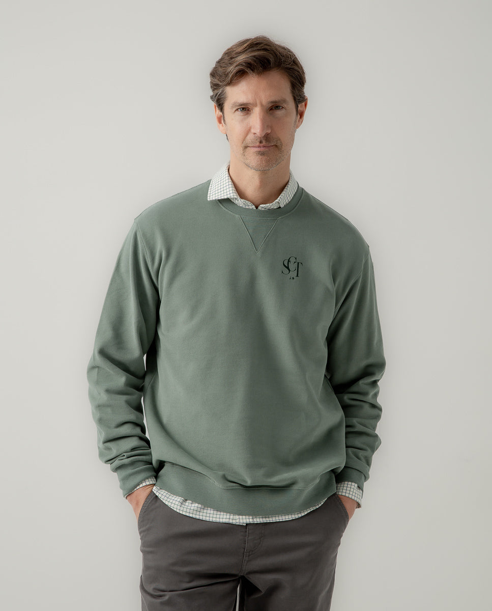 Sudadera SCT house of fuel khaki | SCOTTA