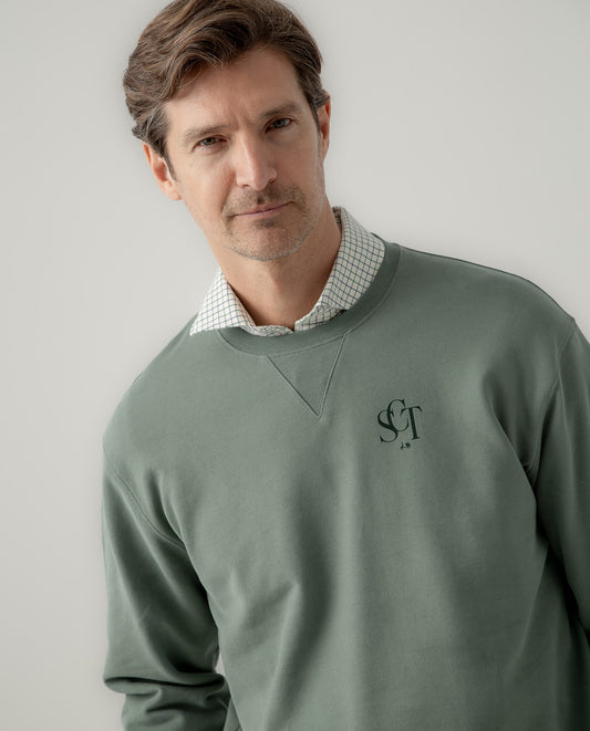 Sudadera SCT house of fuel khaki | SCOTTA