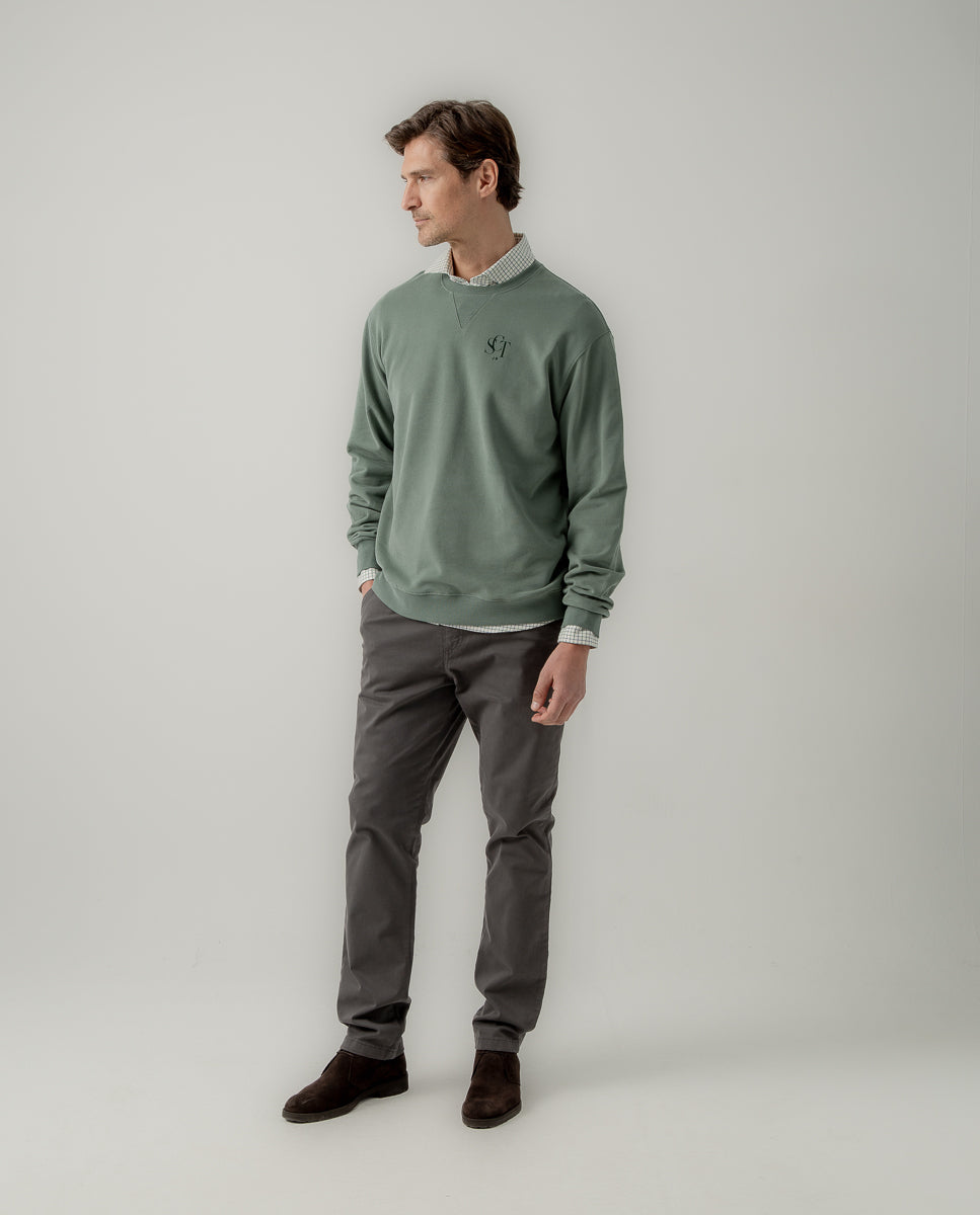 Sudadera SCT house of fuel khaki | SCOTTA