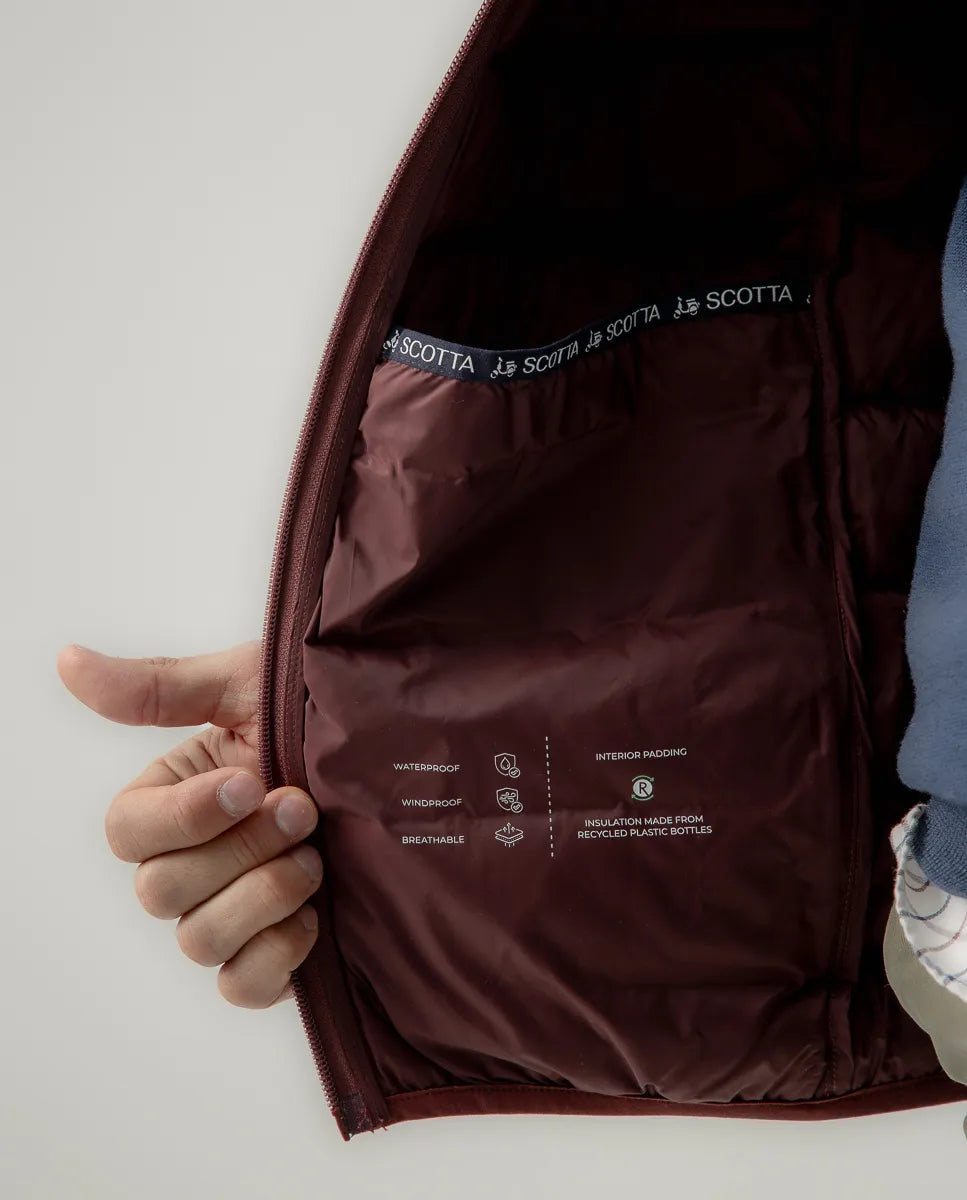 Chaqueta classic acolchado burdeos | SCOTTA