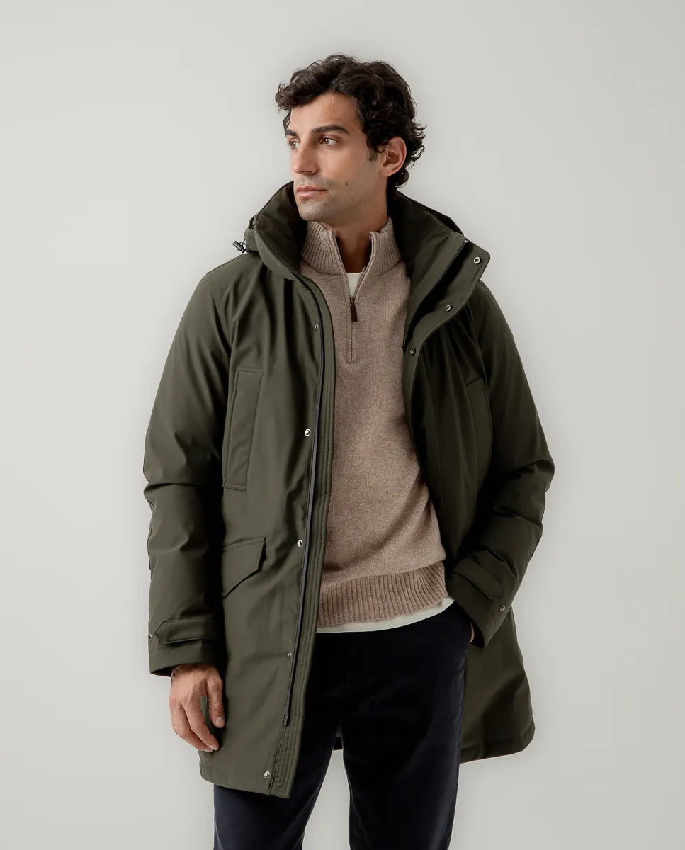 Parka rainy verde oscuro | SCOTTA