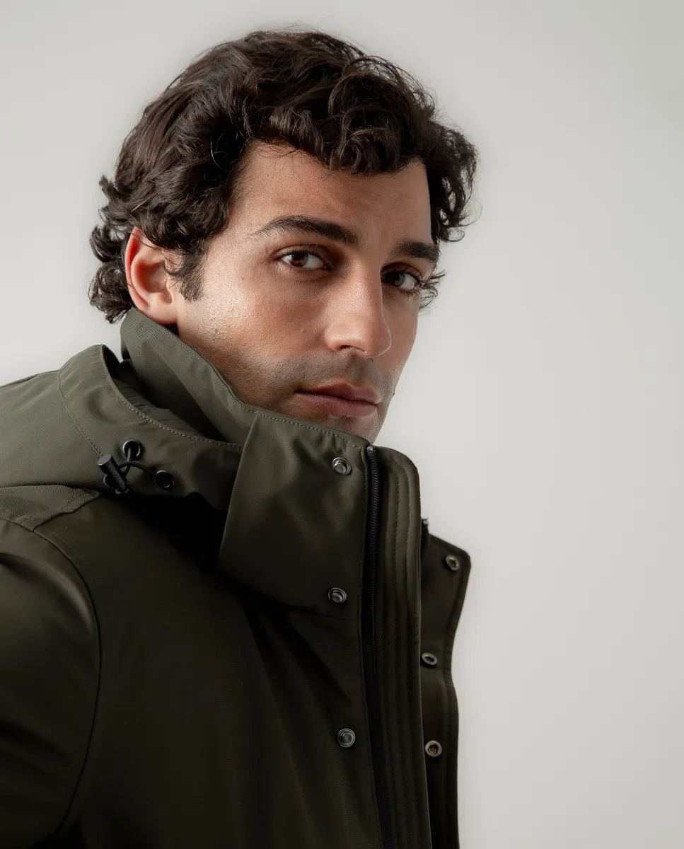 Parka rainy verde oscuro | SCOTTA