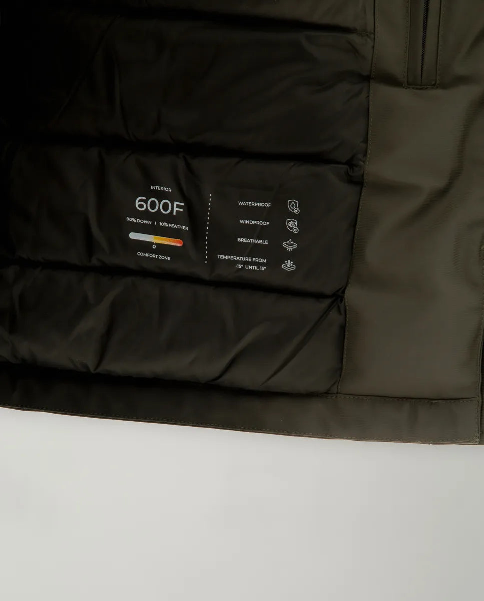Parka rainy verde oscuro | SCOTTA