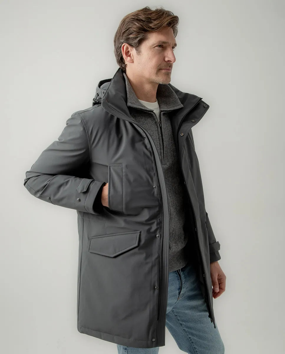 Parka rainy gris | SCOTTA