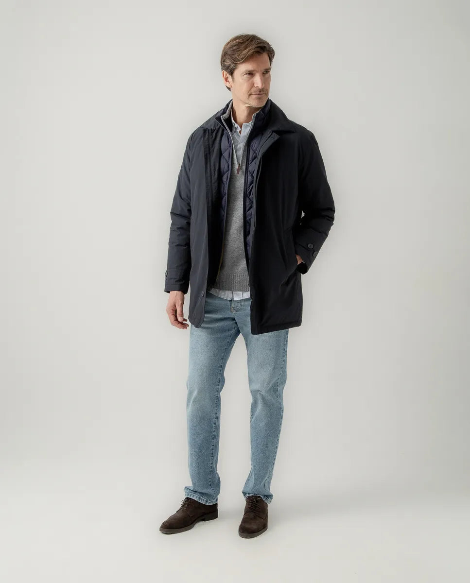 Parka buttons marino | SCOTTA