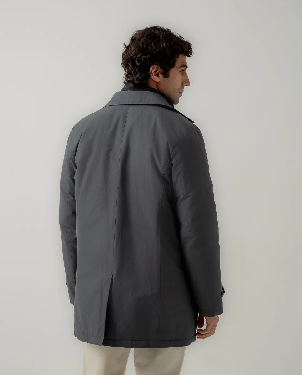 Parka buttons gris oscuro | SCOTTA