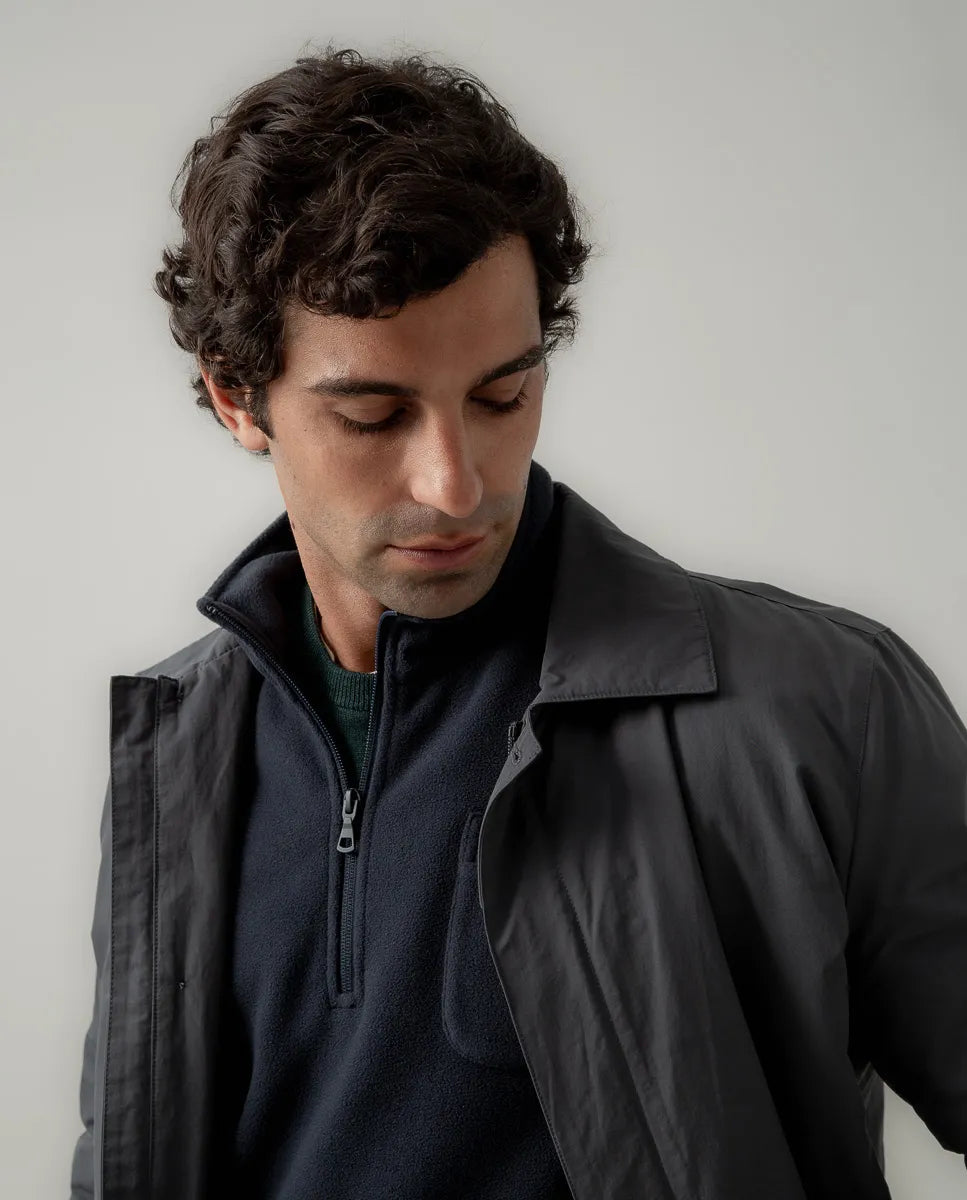 Parka buttons gris oscuro | SCOTTA