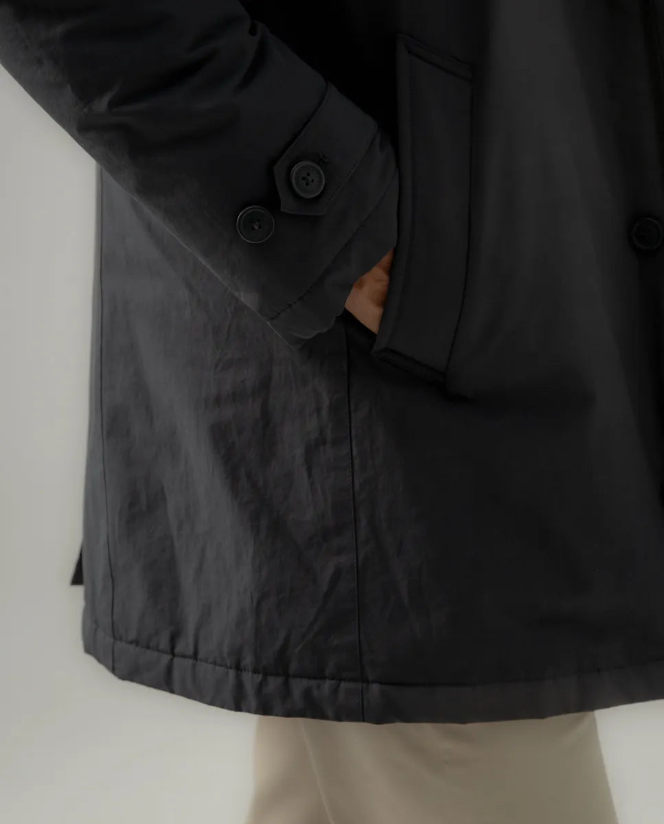 Parka buttons gris oscuro | SCOTTA