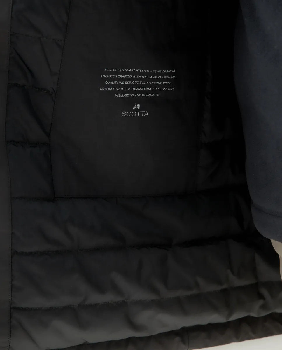 Parka buttons gris oscuro | SCOTTA