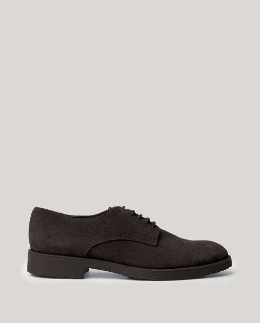 Zapato blucher ante marrón oscuro | SCOTTA