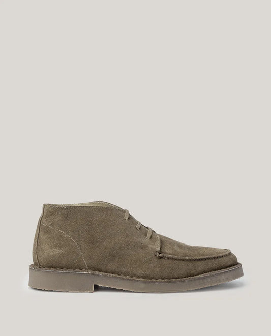 Zapato abotinado serraje marrón | SCOTTA