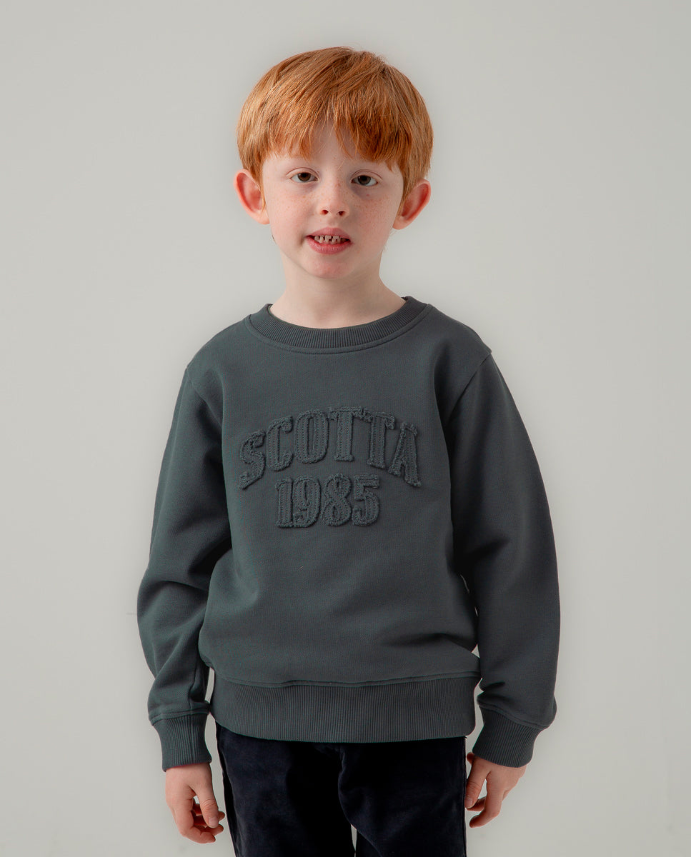 Sudadera niño Scotta 1985 azul grisáceo | SCOTTA