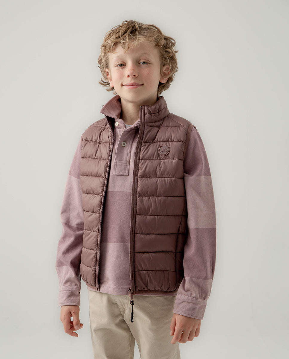 Chaleco niño acolchado rosa | SCOTTA