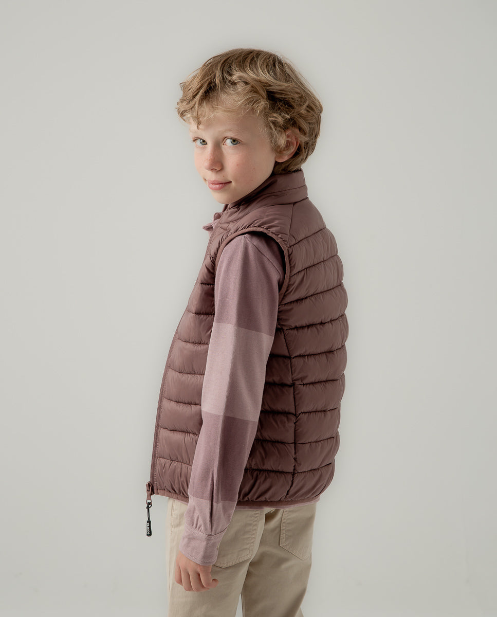 Chaleco niño acolchado rosa | SCOTTA