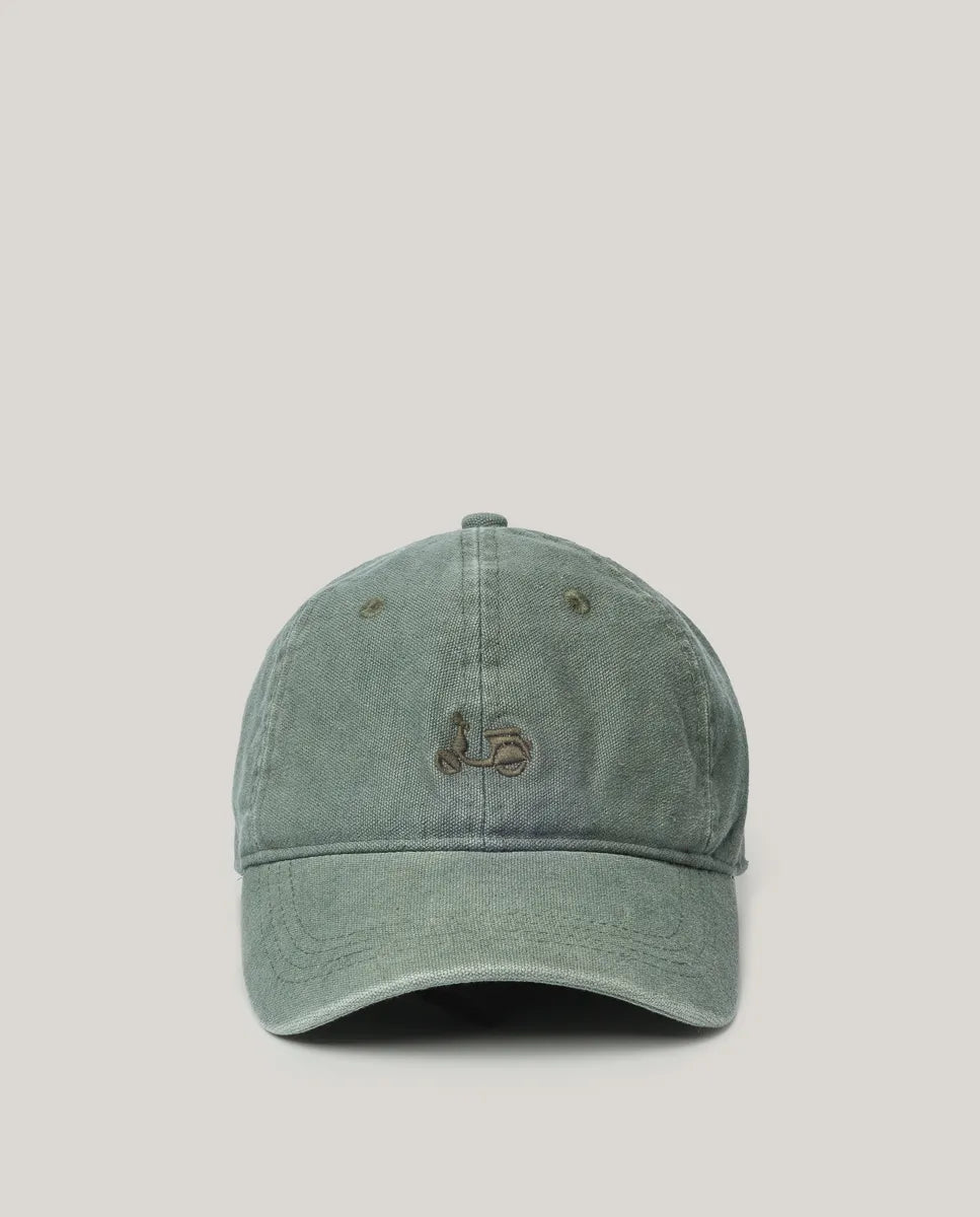 Gorra efecto lavado moto kaki | SCOTTA