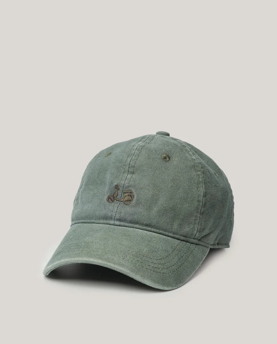 Gorra efecto lavado moto kaki | SCOTTA
