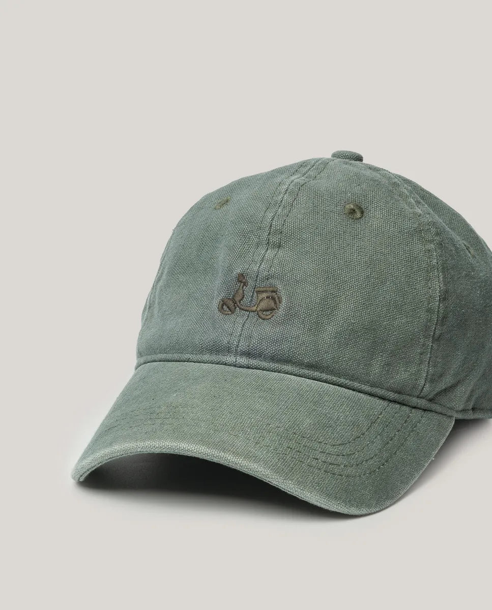 Gorra efecto lavado moto kaki | SCOTTA