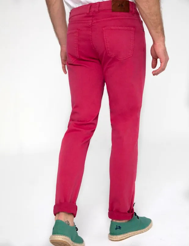 Pantalon 5 bolsillos frambuesa | SCOTTA