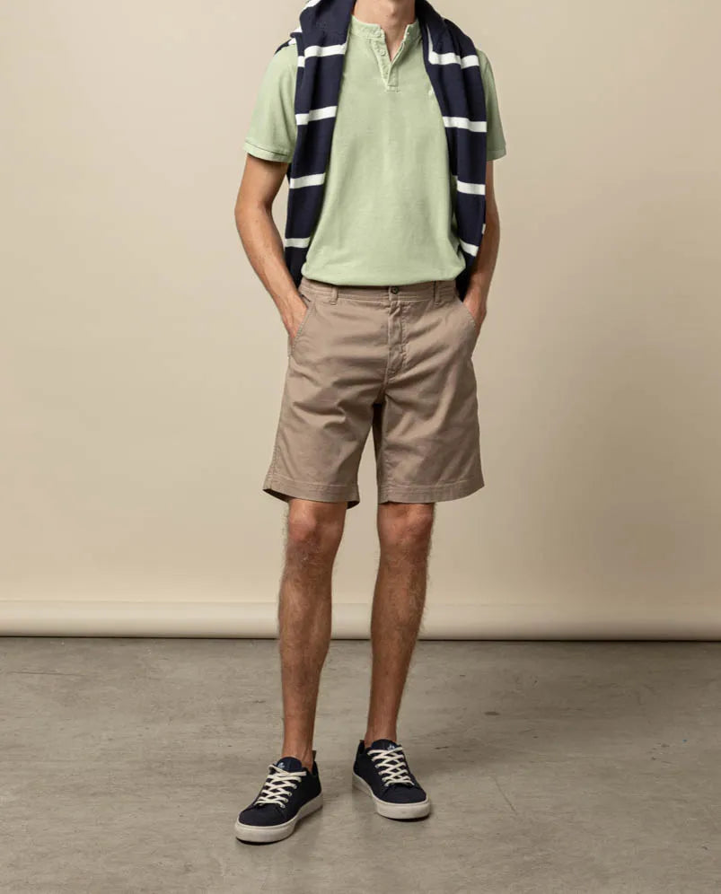 Bermuda piqué sport topo