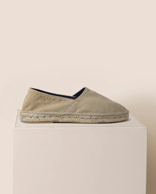 Alpargata lisa sostenible beige