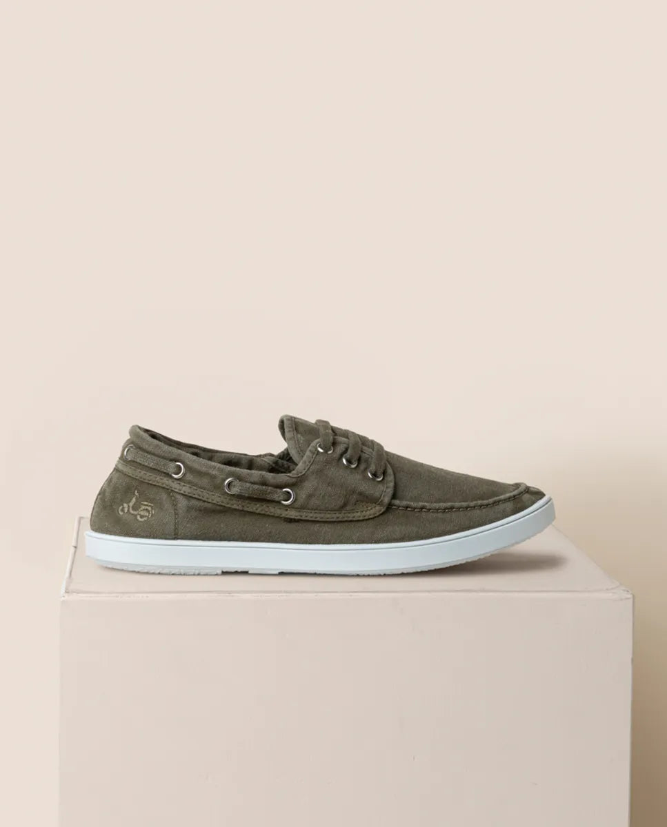 Náutico lavado sostenible khaki