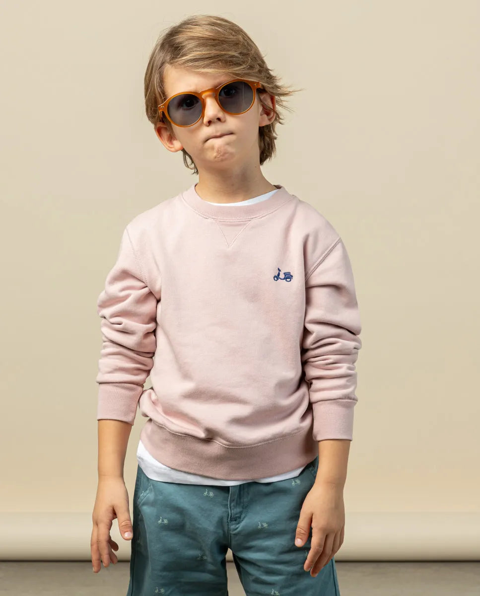 Sudadera niño rainy rosa