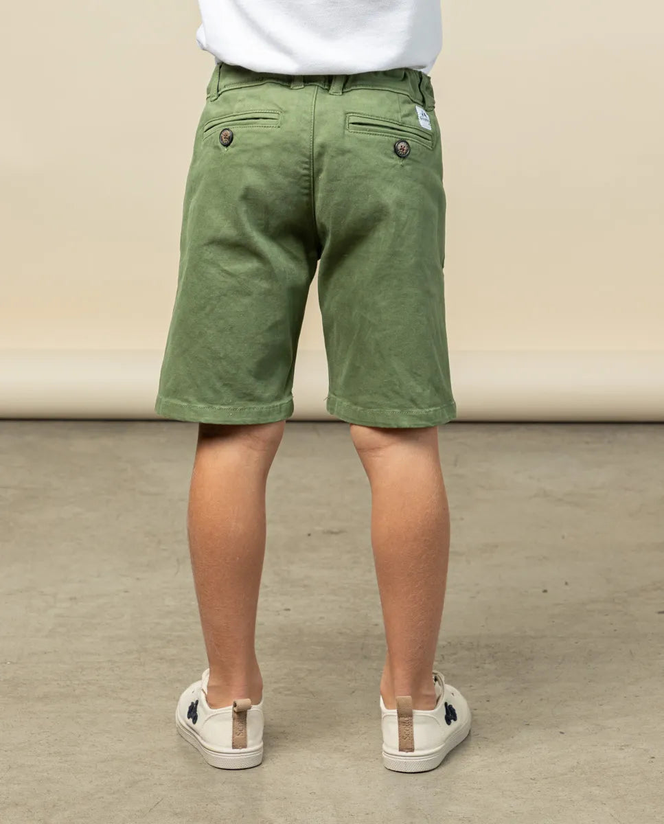 Bermuda Steve Khaki para meninos
