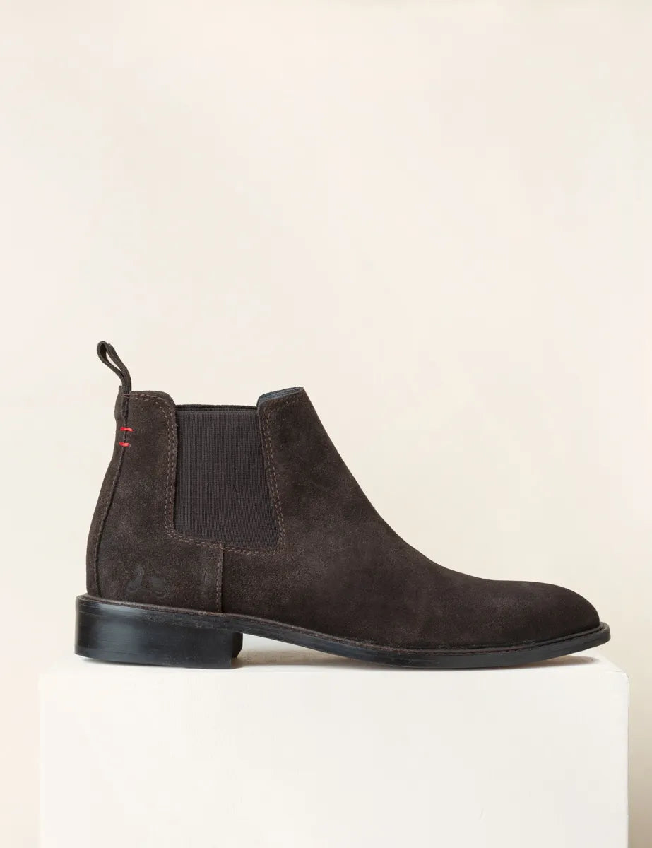 Bota chelsea marrón oscuro