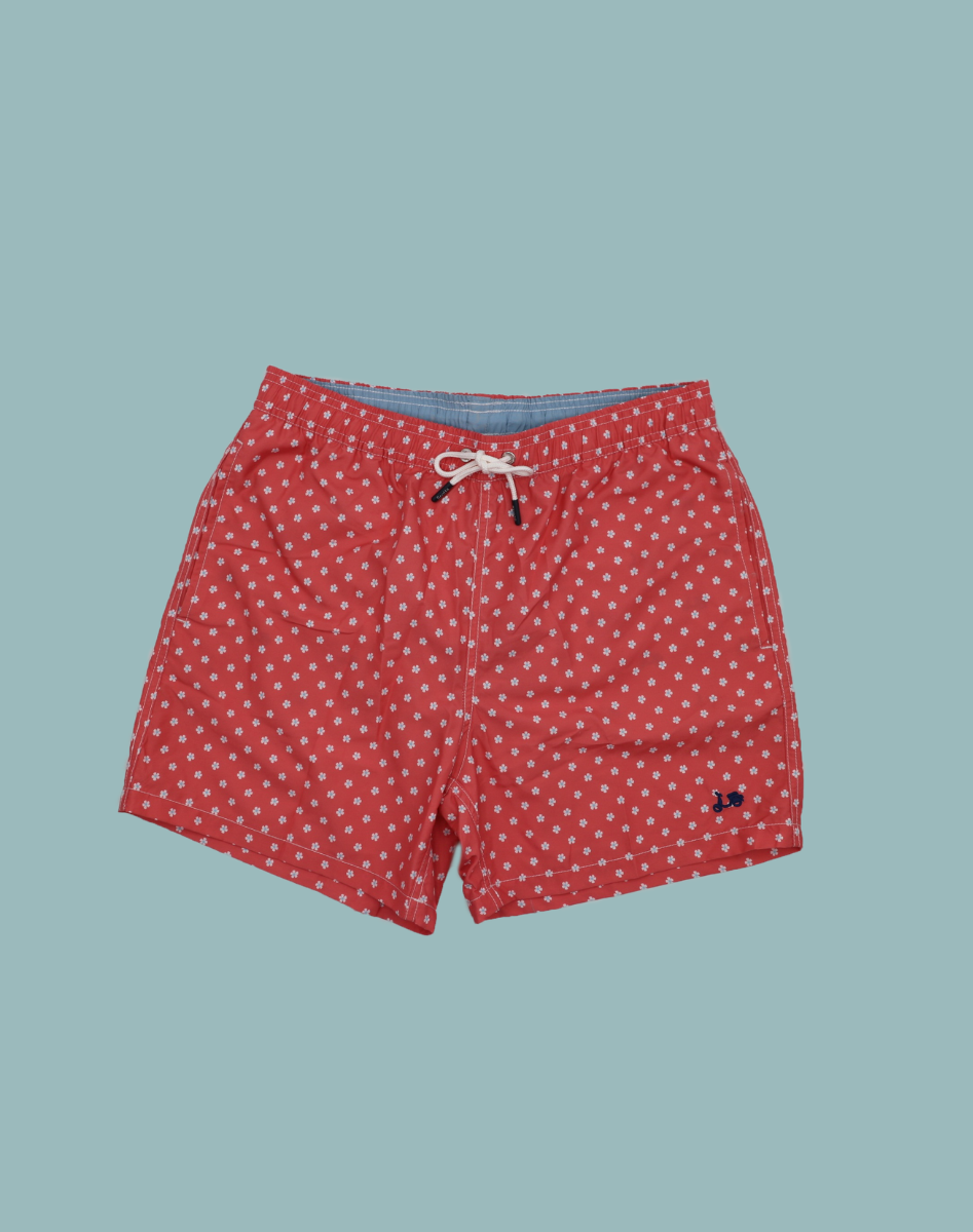 Maiô flor coral