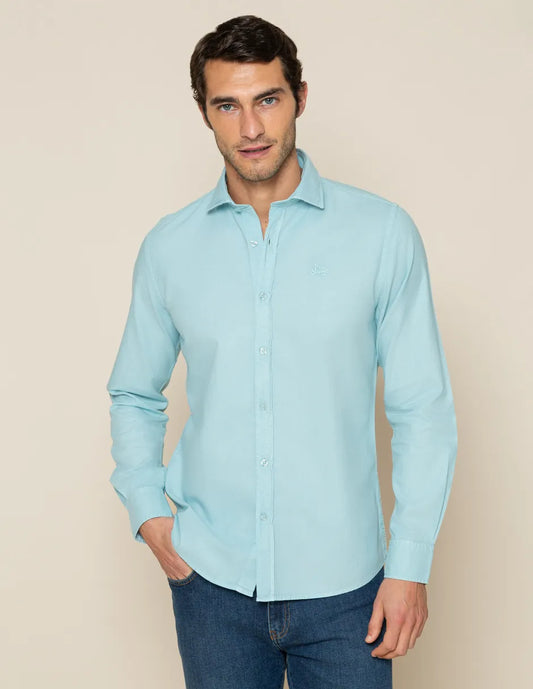 Camisa estructura celeste