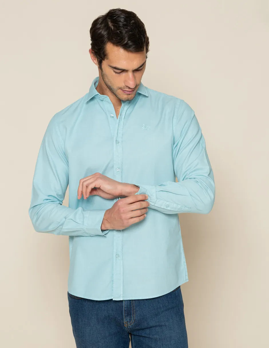 Camisa estructura celeste