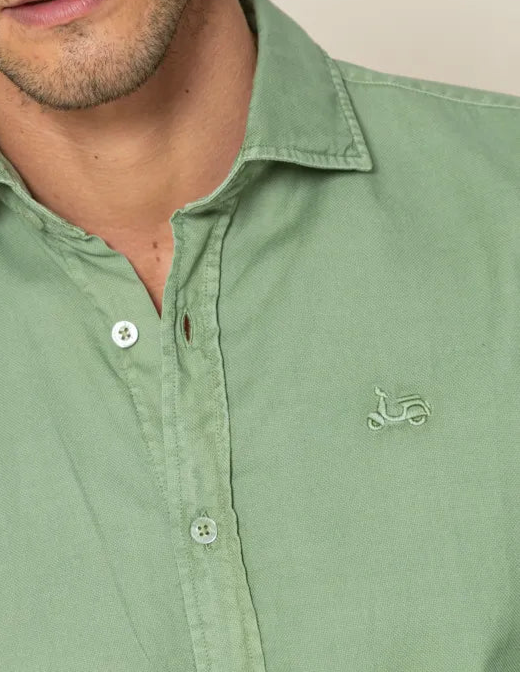 Camisa estructura khaki