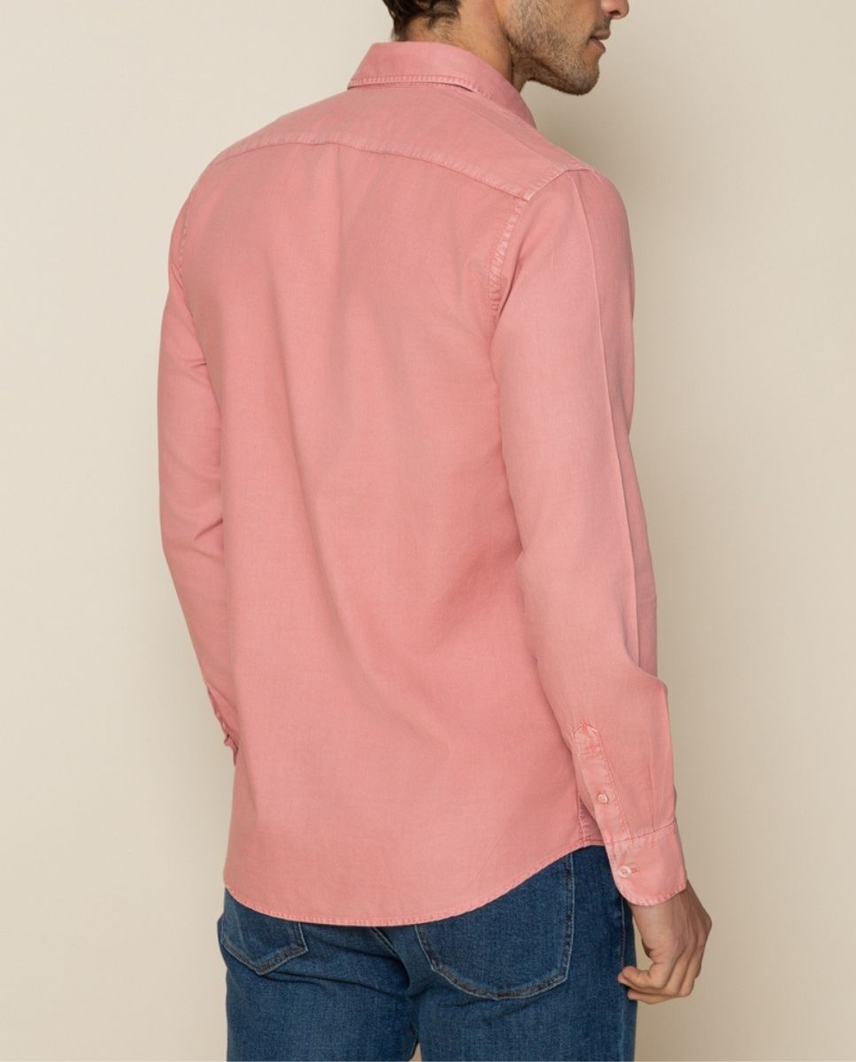 Camisa estructura burdeos | SCOTTA
