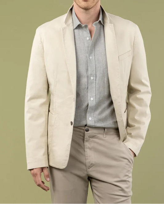 Blazer twill beige