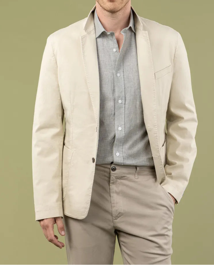 Blazer twill beige