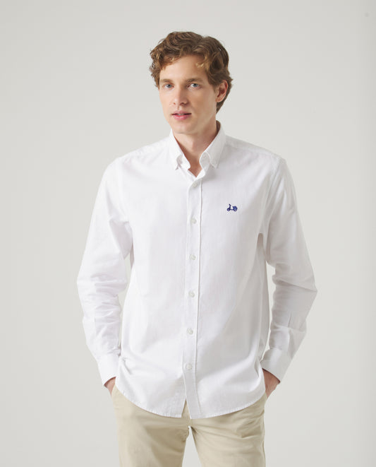 Camisa Oxford blanco