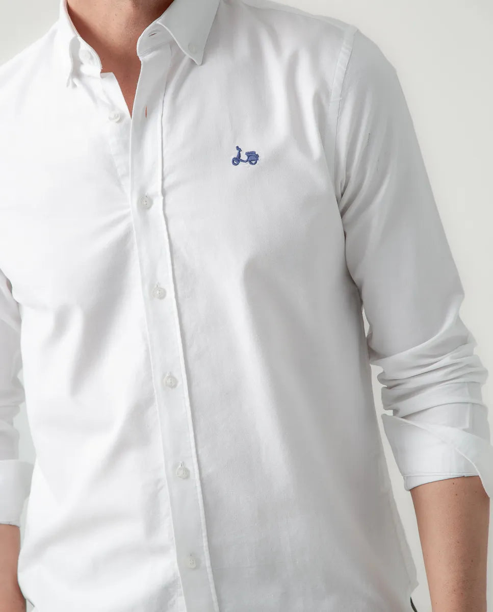 Camisa oxford blanco | SCOTTA