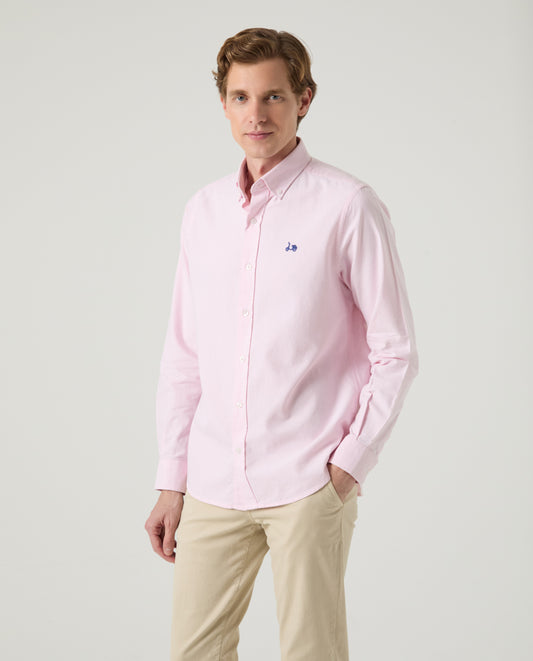 Camisa Oxford rosa