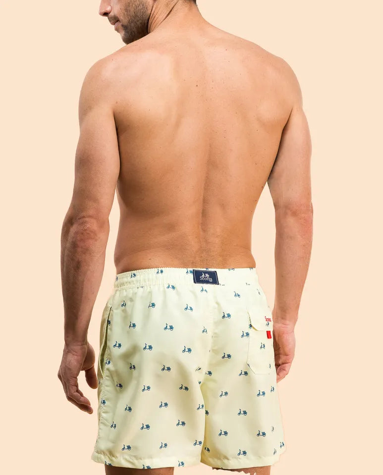 Bañador logo amarillo