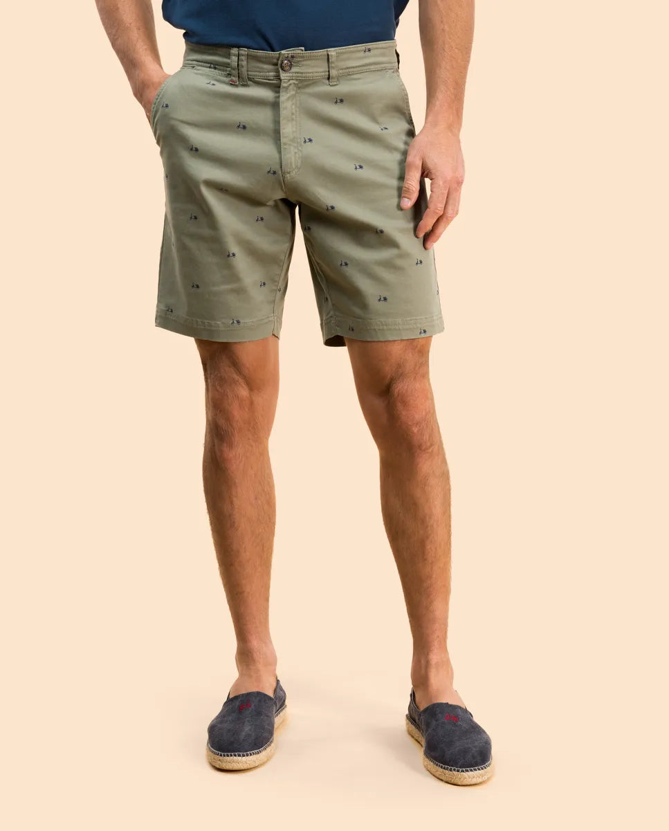 Bermuda logo khaki