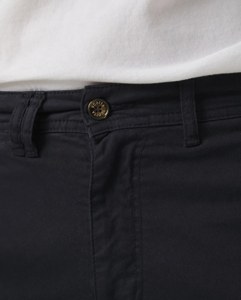 Calça Steve Chino Regular Azul Marinho