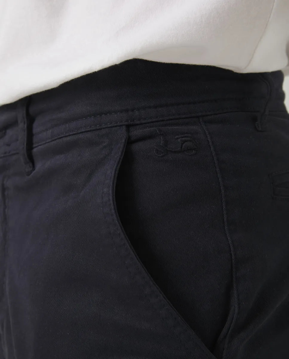 Calça Steve Chino Regular Azul Marinho