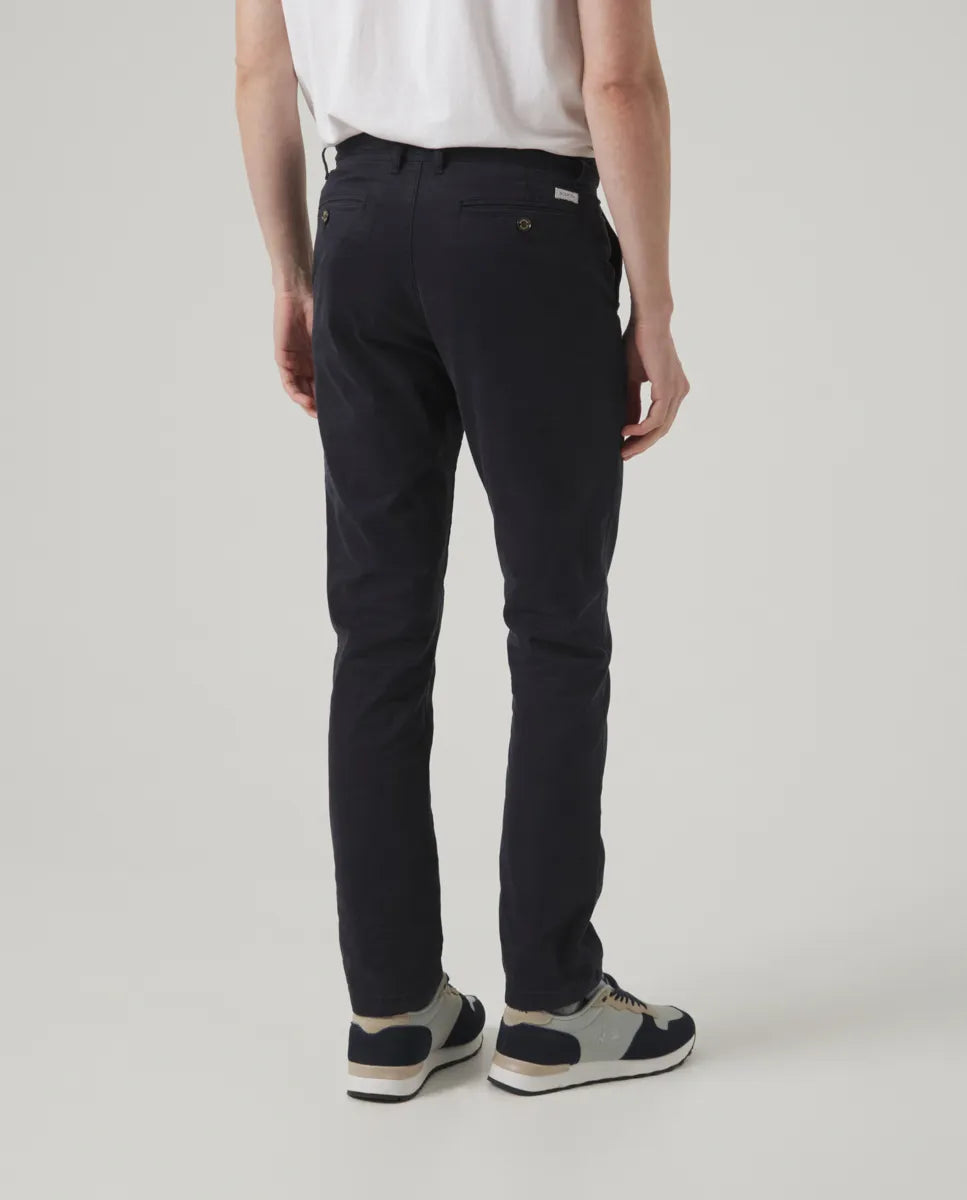 Calça Steve Chino Regular Azul Marinho