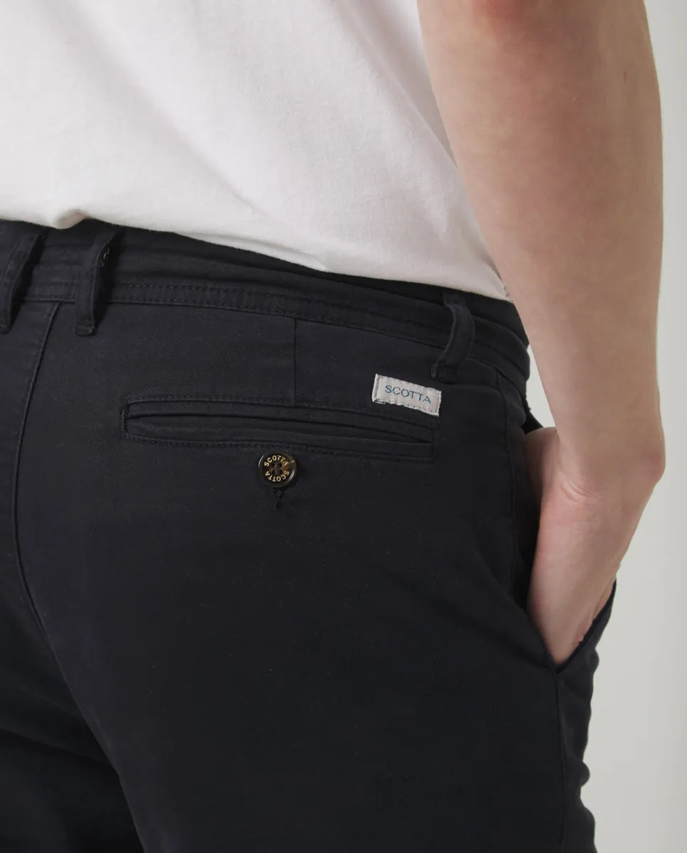 Calça Steve Chino Regular Azul Marinho