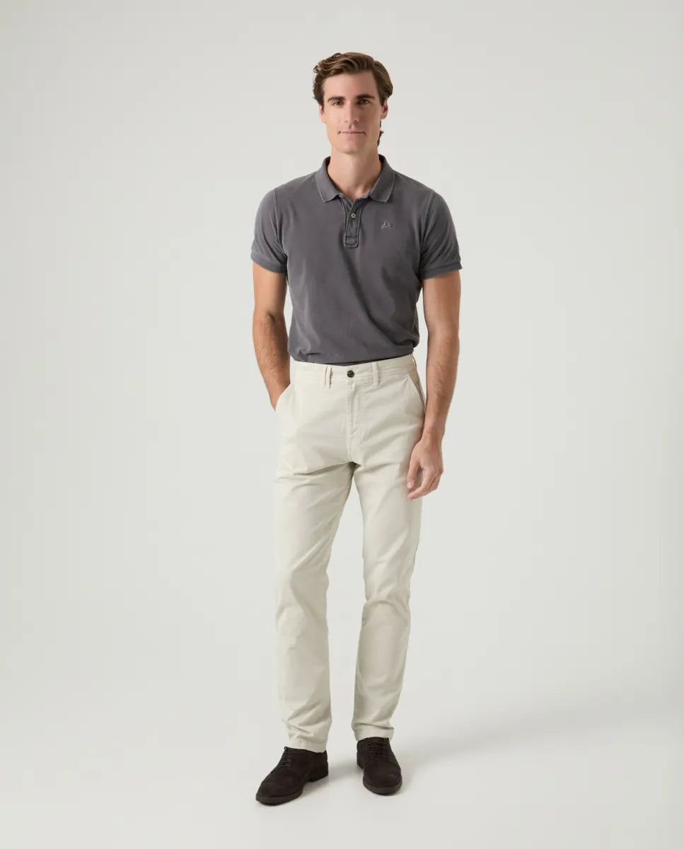 Calça Steve Chino Regular Bege