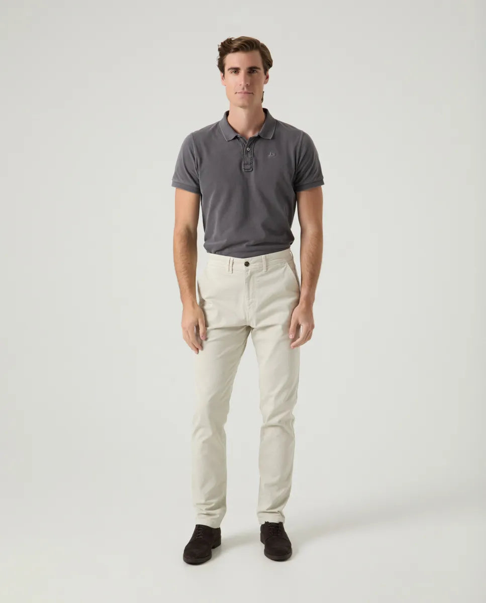 Calça Steve Chino Regular Bege